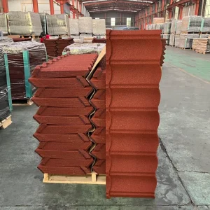 Building Construction Materials for House Roof Color Stone Coated Metal Roof Tiles