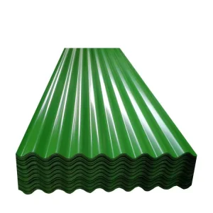Building Material Hot Rolled Color Zinc Coated Roofing Plate Corrugated Steel Sheet