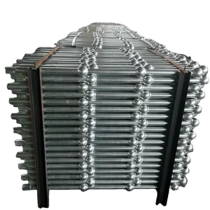 Building Material Mild Steel Stanchions Industrial Safety Handrail Stanchion Railing