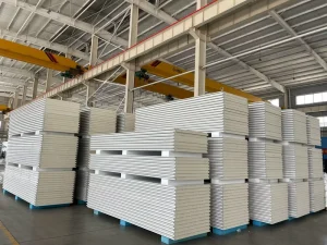 Building Material Thermal Insulated PU Metal Siding with Aluzinc Steel Sheet for Modern Steel Structure Sandwich Panels