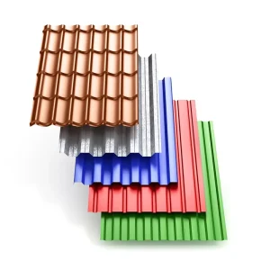Building Material Zinc Coated Iron Metal Roof Sheet Corrugated Galvanized Gi Steel Roofing Sheet