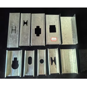 Building Materials Drywall Profile Galvanized Steel Channel Metal Studs High Strength C Type Easy Installation