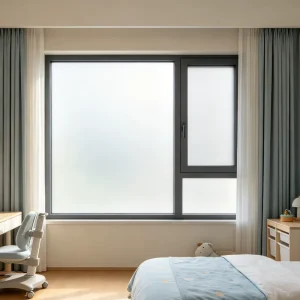 Bulk Customizable Size Thermal Break Insulated Waterproof Aluminum Casement Glass Window for Apartment Complex