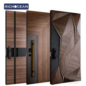 Bulletproof Front Entry Door Aluminum Storm Security Door Residential