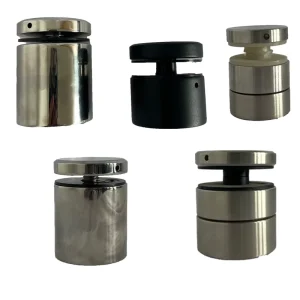 Burr Free Rust Resistant Glass Railing Bolt with Smooth Finish for Stair Porch Railings Floor Mounted Family Safe Home Hardware