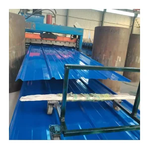 Bwg 34 Metal Aluzinc Wave Ppgi Corrugated Galvanized Aluminium Steel Roofing Sheets for House