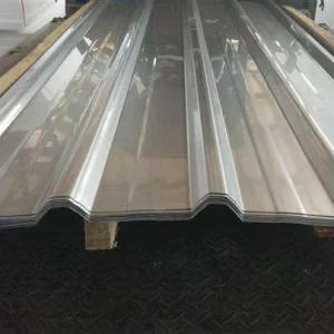 CE Certificado GI Lamina Chapa Ondulada De Acero Galvanizado Para Techos