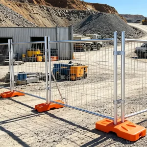 CE Galvanized Temporary Fence for Construction Sites and Events Perimeter Security Fast Setup Durable