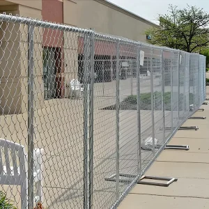 CE ISO Certified Galvanized Steel Frame American Temporary Fence for Factory Zone Music Concert Crowd Control