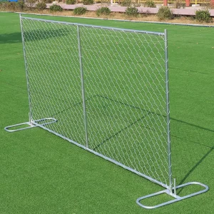 CE ISO Certified Galvanized Steel Portable American Style 6 Feet Temporary Fence for Construction Site & Residential Protection