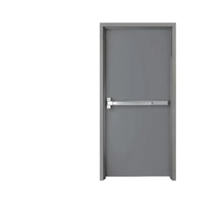 CE ISO Certified Steel Fire Rated Hollow Metal Fire Exit Door Apartment Fireproof Door