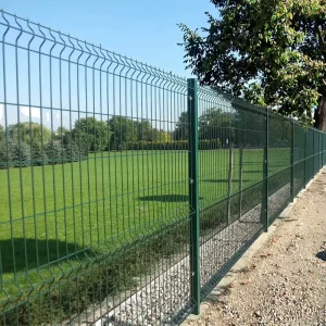 CE ISO Factory 3D Curved Fence for Resorts, Nature Reserves, and Trails