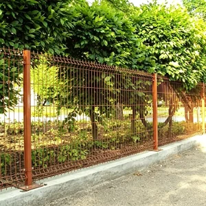 CE ISO Factory Powder-Coated 3D Curved Welded Wire Mesh Fence for Construction Sites, Farms, Airports, and Perimeters