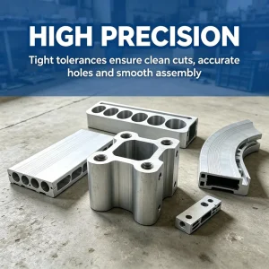 CNC Machining Custom Aluminium Profiles Extrusion Aluminum Machinery Extrusion Aluminium for Slot Seat