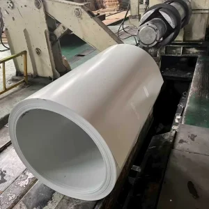 CQ+AZ100 PPGL Prepainted Steel Sheet PVDF Coating for 20 year Durability Coastal Industrial Buildings Cutting