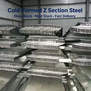 CZ Cold Formed Purlin Q420 Q460 Steel With Punching Holes for Large Solar Power Station Supporting Beam