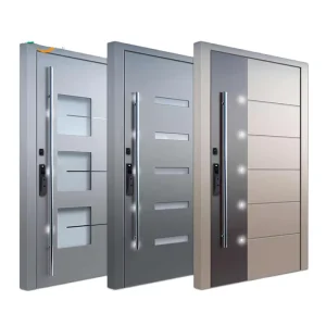Cast Aluminum Metal Gate Stainless Steel Exterior Main Entrance Entry Door