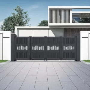 Cast Aluminum Swing Gate for Apartment and Hotel Use
