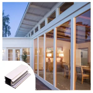 China 6063 6000 Series Aluminum Extruded Profile Door Window Frame Sliding Glass Window Bending Cutting High