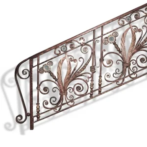 China Factory Price Wrought Iron Railings Metal Railing Outdoor Stairs