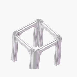 China Manufacturer 8116 6105 6063 80*80*40mm t Slot Aluminum Profile Extrusion for Sim Racing Rig t Slotted t Slot for Table