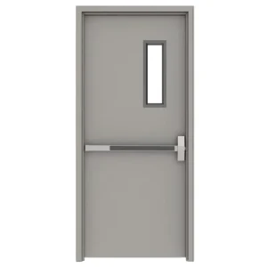 China Metal Building Garage Steel Doors Hollow Metal 90 Minute Fire Rated Door
