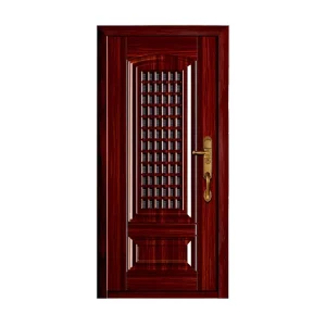 China Professional Manufacture Exterior Steel Entry Security Doors Modern Design Security Steel Door