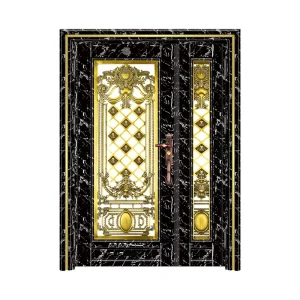 China Stainless Steel Single Door Design Metal Door Sales in Africa
