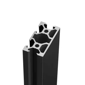 China Supplier 3030 4080 Black Anodized Aluminum Extrusion Modular Industrial T V Slot Frame Accessories Aluminum Profiles