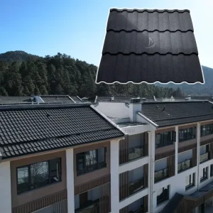 China Supplier Steel Building Materials Top Quality Roofing Sheets Wind Resistant Stone Coated Metal Roof Tiles