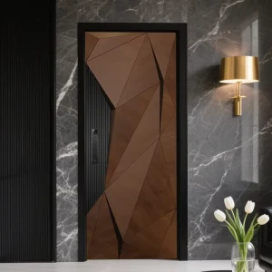 China Top Manufacturer Custom High Quality Aluminum Security Doors for House Front Entry Exterior Metal Door