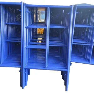 Chinese Manufacturer Building Materials Scaffolding Galvanized Metal Ladder Steel Scaffolding