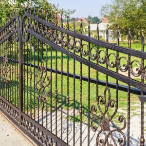 Chinese Modern Wrought Iron Decorative Metal Gates