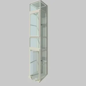 Circular Elevator Shaft Modern Design Round Hoistway Villa Panoramic Elevators for Hotel Apartment Use High-Strength Steel Frame