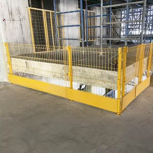 Clamp Type Edge Protection Fence Temporary Guardrail EN13374 Construction Safety System