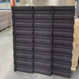 Classic Roofing Tiles Durable Construction Materials Stone Coated Metal Roof Tiles