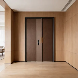 Classic Stainless Steel Metal Security Door with Fireproof Rating for Home Villa Hotel Apartment Commercial Building