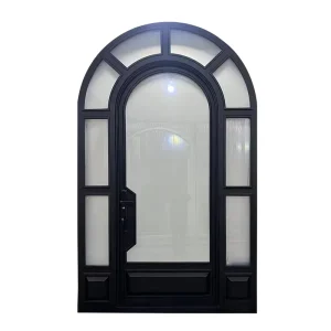 Classical Customized Metal Front Entrance Doors Exterior Security Door Wrought Iron Front Entry Doors for Houses Exterior