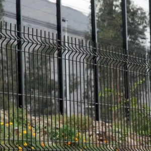 Clear View 358 Anti Climb High Security Fence Gates Heat Treated Carbon Steel Galvanized PVC Coated 10ft