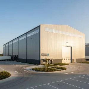 Cloud Server Data Center Steel Structure Warehouse Heavy Duty Commercial Metal Factory Building
