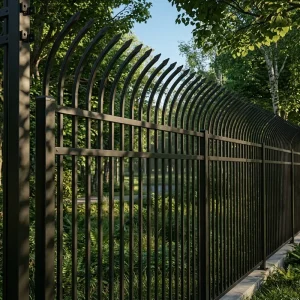 Coated Steel Garden Fencing Panels for Durable Outdoor Protection Zinc Steel Fencing