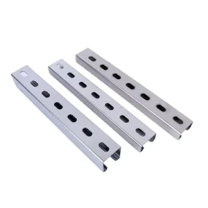 Cold Formed Stainless Steel Aluminum Alloy Copper C shaped Building Strut Channel Rail Anti Corrosion Stud Track Villa Apartment