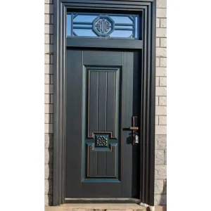 Cold Rolled Steel 60 Minute Fire Rated Iron Door for Industrial Buildings Steel Security Door Tropical CE Certified