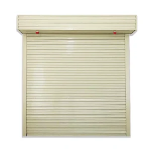 Cold Rolled Steel Plate Fireproof Rolling Shutter Door Electric Double Layer Minimalist Design Nationwide Delivery