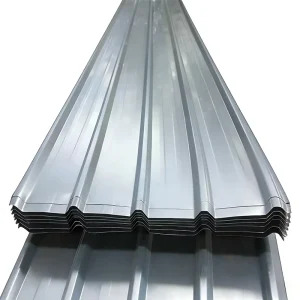 Color Coated Aluzinc Zinc Iron Corrugated Roofing Material Panel Customizable ASTM A792 Cold Rolled Full Hard