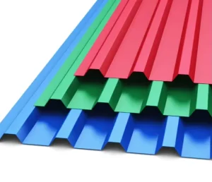Color Coated Corrugated Metal Sheet PPGI Iron Roofing Sheet for Weather Resistant Roof