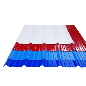 Color Coated Corrugated Metal Sheet PPGI Iron Roofing Sheet for Weather Resistant Roof
