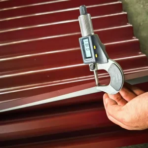 Color Coated GI PPGI Iron Corrugated Metal Roofing Sheets Galvanized BS Standard Cutting Bending Welding TISI