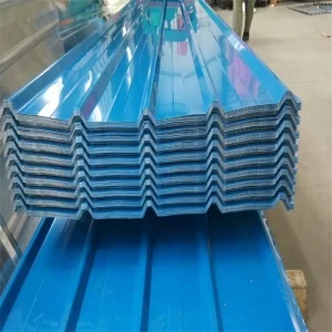 Color Coated Galvanized Corrugated Steel Sheet Metal Roofing Sheet for Building Roof Construction Material