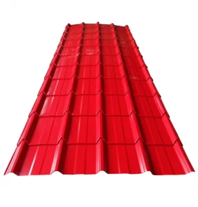 Color Coated Galvanized Zinc Corrugated Roofing Steel Iron Metal Sheet